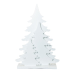 Arbres en bois trio forme de sapin avec support Color:...