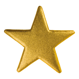 Star glittered with hanger - Material: made of styrofoam - Color: gold - Size: Ø 50cm