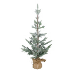 Christmas tree snowed in jute bag - Material: 100%...