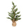Christmas tree in jute bag - Material: 100% PE-tips - Color: green - Size: 50cm