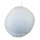 Boule de neige avec cintre en toison  Color: blanc Size: Ø8cm