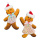 Gingerbread pair with hanger - Material:  - Color: brown/multicoloured - Size: H: 33cm