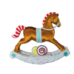 Rocking horse decorated - Material:  - Color:...