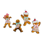 Ginger bread figures set of 4 - Material:  - Color:...