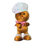 Ginger bread figure with hanger - Material:  - Color:...