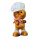 Figurine pain dépices avec cintre  Color: brun/blanc Size: H: 26cm