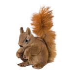 Eichhörnchen sitzend Größe:30x14x28cm,  Farbe: braun