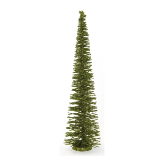 Tannenbaum aus Metalldraht     Groesse:H: 60cm, Ø 14cm    Farbe:grün