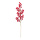 Berry twig with large berries - Material: made of styrofoam - Color: red - Size: 60cm
