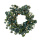 Couronne deucalyptus en plastique et soie artificielle  Color: vert Size: Ø50cm