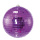 Mirror ball made of styrofoam - Material: with mirror plates - Color: violet - Size: Ø15cm