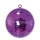Mirror ball made of styrofoam - Material: with mirror plates - Color: violet - Size: Ø20cm
