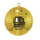 Spiegelkugel aus Styropor, mit Spiegelplättchen     Groesse:Ø20cm    Farbe:gold