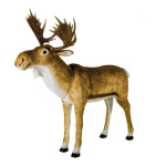 Moose made of plastic & fake fur - Material:...
