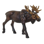 Moose standing with antlers - Material:  - Color: brown -...