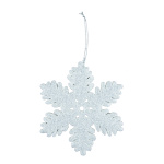 Flocon de neige avec cintre en mousse Color: blanc Size:...
