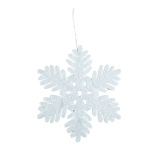 Snowflake with hanger - Material: made of foam - Color:...
