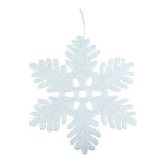 Flocon de neige avec cintre en mousse Color: blanc Size:...