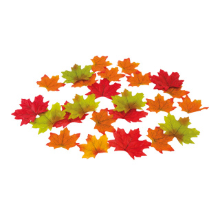 Petite feuilles dérable 48 pcs/sachet  Color: orange/nature Size: 8x8cm