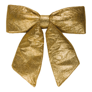Glitter bow  - Material:  - Color: gold - Size: 40x45cm