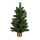 Noble fir with wooden foot - Material: 76 tips - Color: green - Size: 60cm