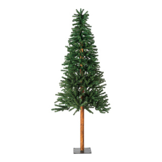 Pine tree slim with metal foot - Material: 395 tips - Color: green - Size: 120cm X Ø50cm