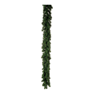 Guirlande de sapin Deluxe avec 200 tips ignifuge Color: vert Size: 270cm X Ø 25cm