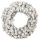 Noble fir wreath snowed with 180 tips - Material: flame retardant - Color: green/white - Size: Ø 60cm