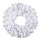 Noble fir wreath with 300 tips - Material: flame retardant - Color: white - Size: Ø 90cm
