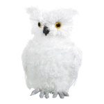 Snowy owl flocked with white feathers - Material:...