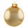 Weihnachtskugeln, gold glänzend, 6 St./Blister, aus Glas Größe: Ø 6cm, Farbe: gold   #