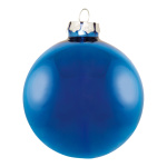 Weihnachtskugeln, blau glänzend, 6 St./Blister, aus Glas,...