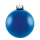 Boule de Noel en verre 6pcs/blister brillant Color: bleu Size: Ø 6cm