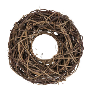 Wreath made of wooden twigs - Material:  - Color: natural-coloured - Size: Ø 30cm