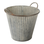 Bucket with handle - Material:  - Color: grey - Size:...