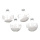 Glass balls filled with artificial snow set of 12 - Material: 4 designs assorted - Color: transparent/silver - Size: Ø 8cm