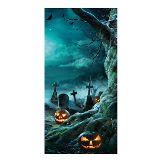 Banner "Pumpkin Party" fabric - Material:  - Color: multicoloured - Size: 180x90cm