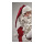 Banner "Funny Santa" fabric - Material:  - Color: red/white - Size: 180x90cm