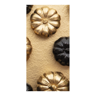 Motivdruck »Golden pumpkin« Stoff Abmessung: 180x90cm Farbe: gold #