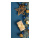 Banner "Christmas" fabric - Material:  - Color: blue/gold - Size: 180x90cm
