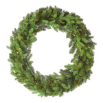 Noble fir wreath PE/PVC-mix 448 tips - Material: flame...