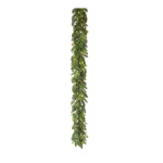 Noble fir garland w. 100 LEDs for outdoor use IP44 plug -...