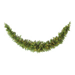 Noble fir swag w. 100 LEDs for outdoor use IP44 plug -...