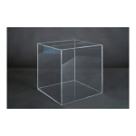 Acrylic raffle box with removable backside - Material:  -...