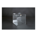 Acrylic raffle box lockable - Material:  - Color:...