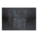 Acrylic box top side open     Size: 15x15x15cm    Color:...