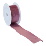 Velvet ribbon  - Material:  - Color: pink - Size: L: 8m X...