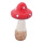 Toadstool terracotta  - Material:  - Color: red/white - Size: 29x16cm
