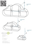 Wolken Lampen - XL-Dekoration 80cm   Info: SCHWER...