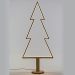 Holzbaum mit Ständer und LED Licht H170cm aus Holz...